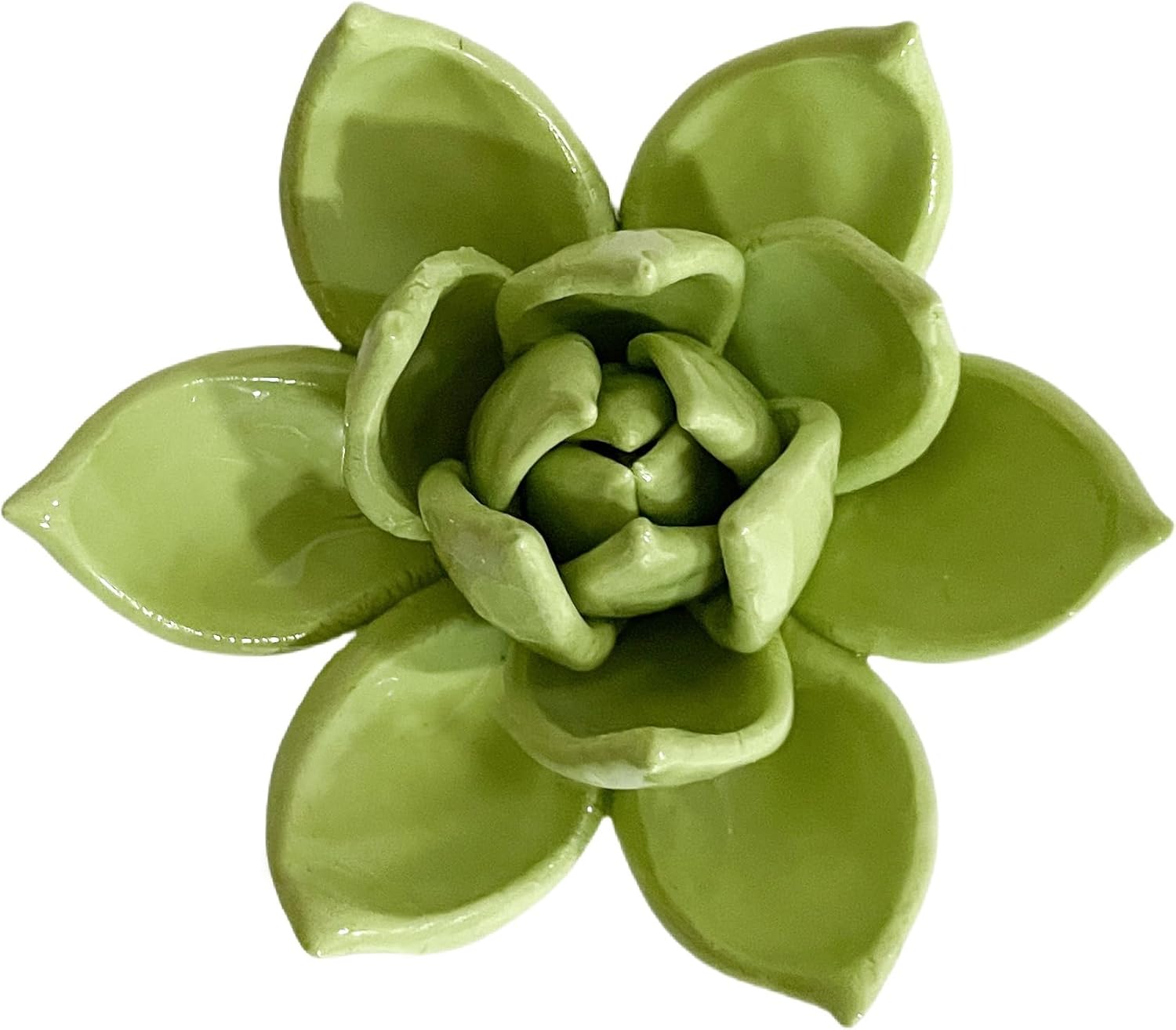 Succulent Plant 36 Inch Handmade Ceramic Wall Hanging Sculpture