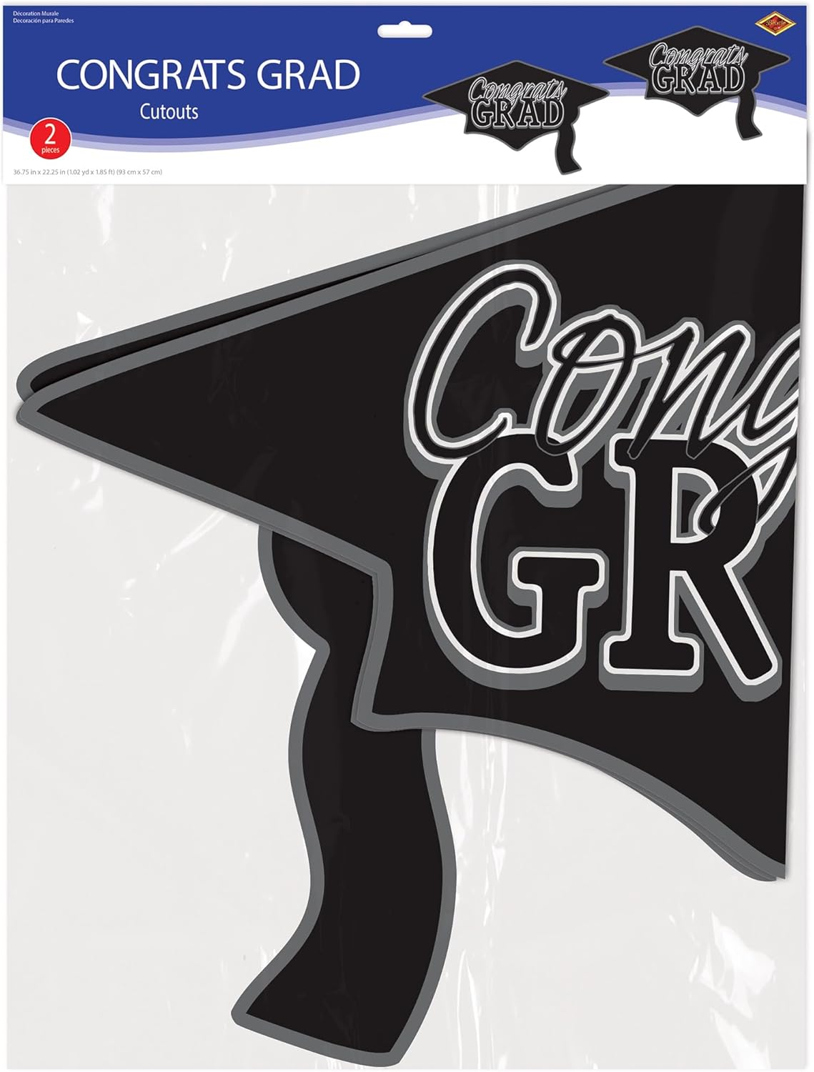 Beistle Congrats Grad Cutouts 2 Count Large