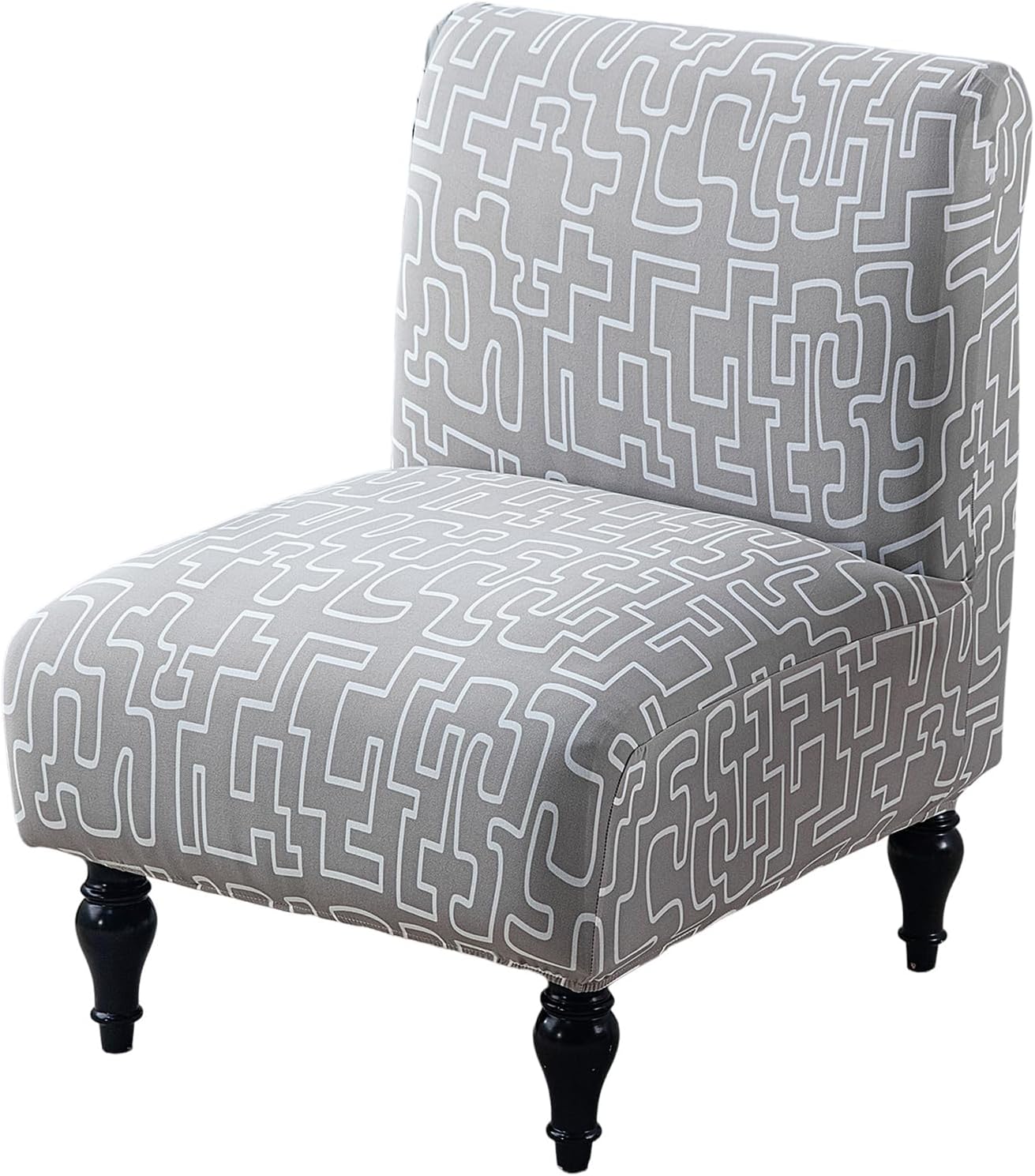 Eco-Ancheng Armless Chair Slipcover for Living Room and Hotel