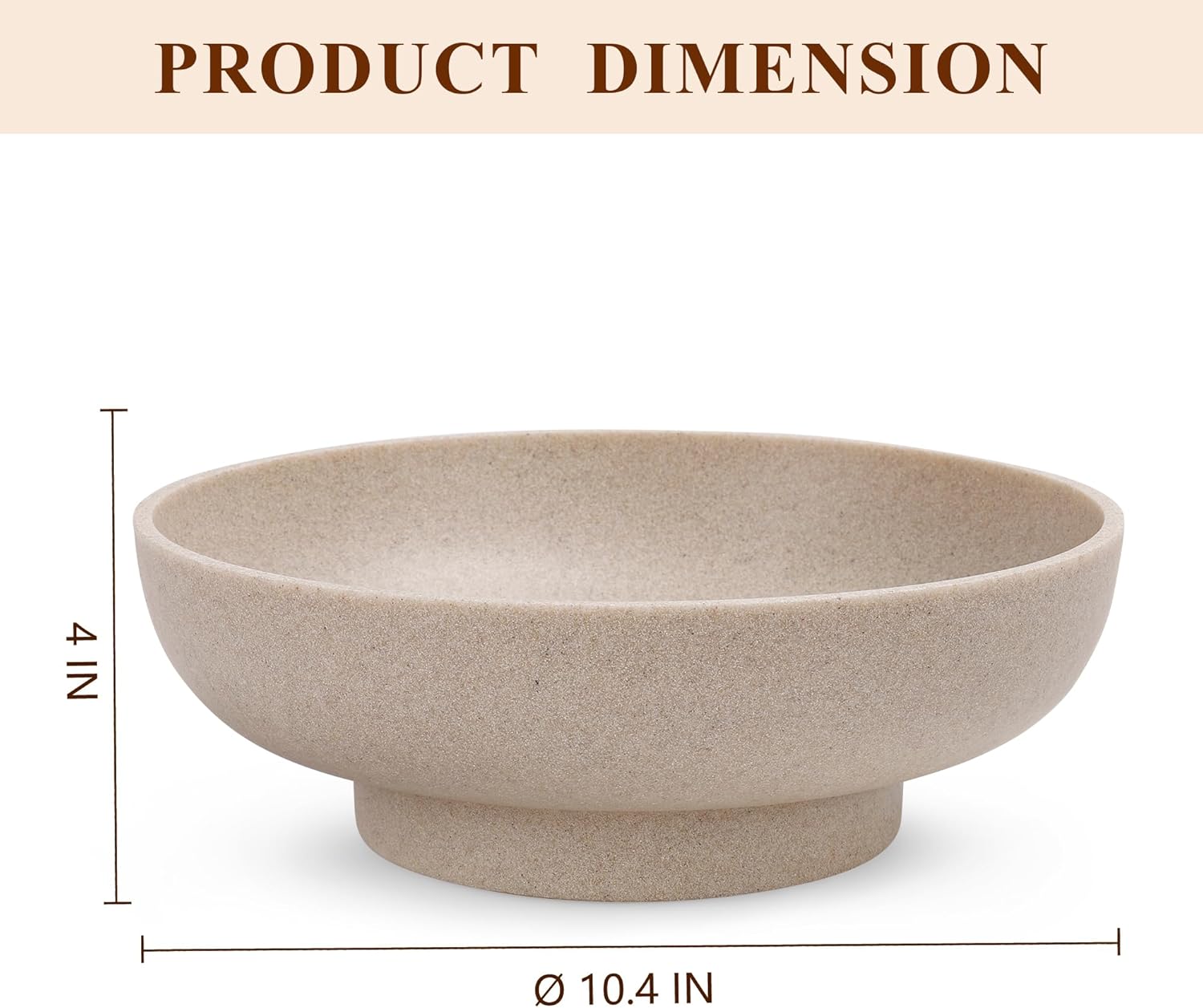 Modern Handmade Resin Decorative Bowl for Home Decor