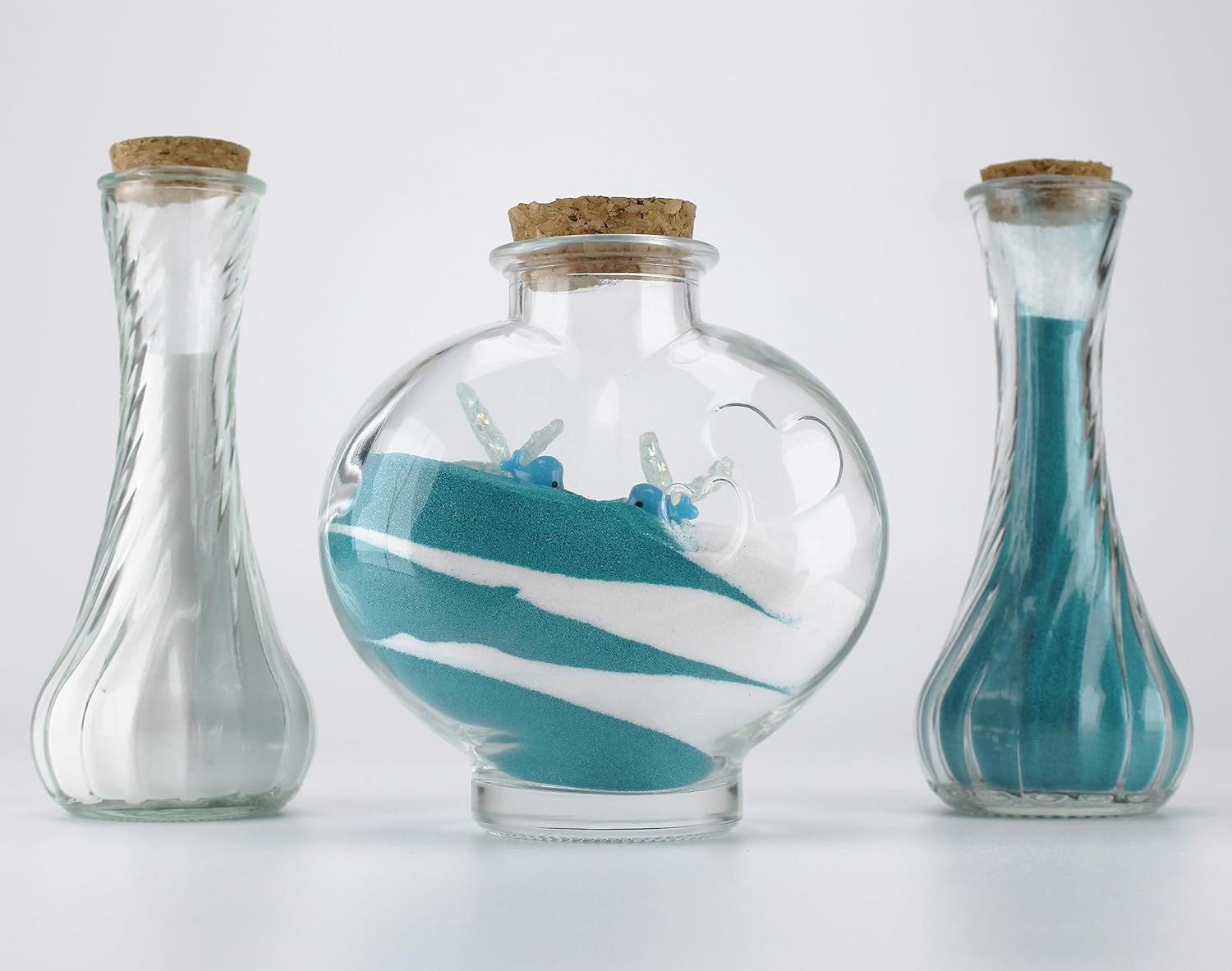 CHENGXINWENHUA Unity Sand Ceremony Set Wedding Decorative Jars