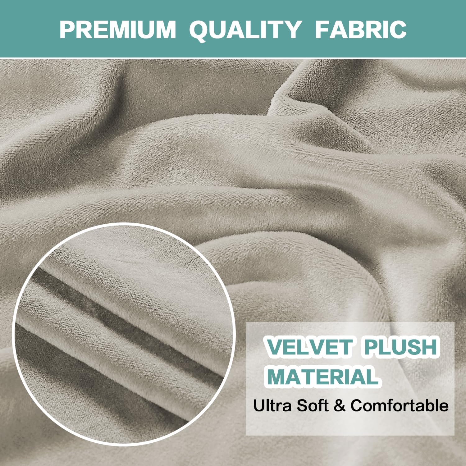 Turquoize Velvet Loveseat Covers for 2 Cushion Sofas