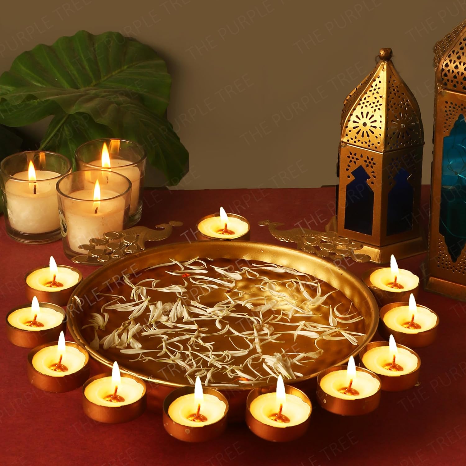 Beautiful Handcrafted Peacock Urli Bowl For Diwali