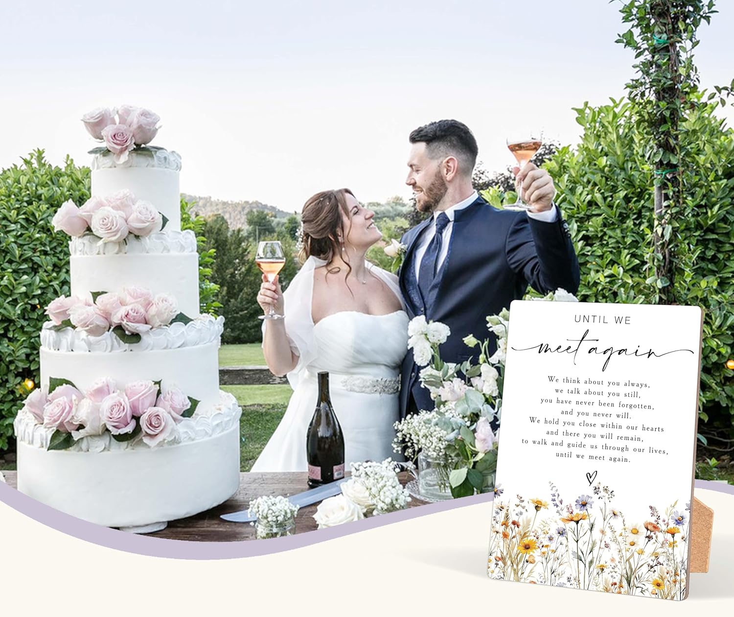 Until We Meet Again Sign Wooden Wedding Decor