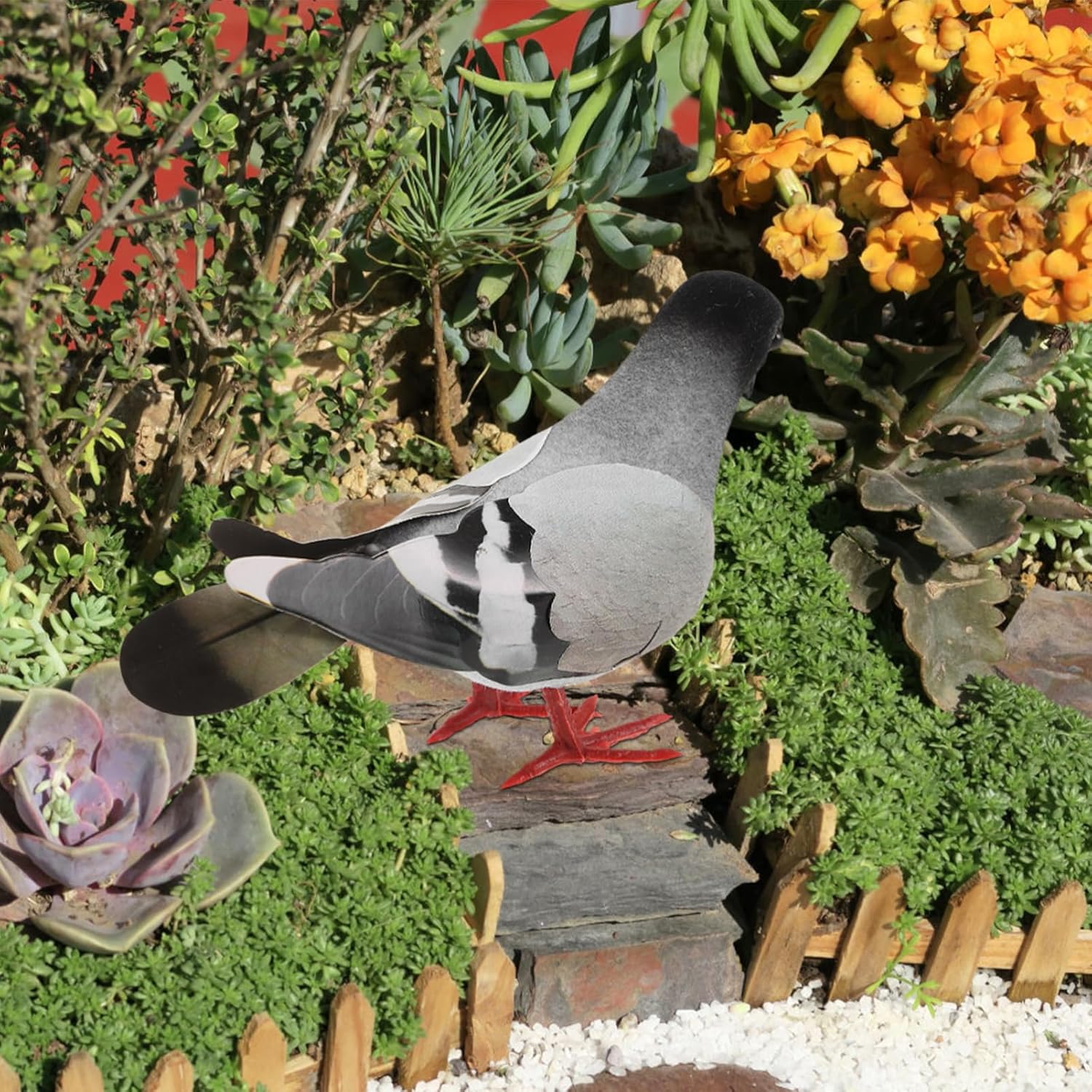 Foam Pigeon Model Artificial Dove Garden Decor