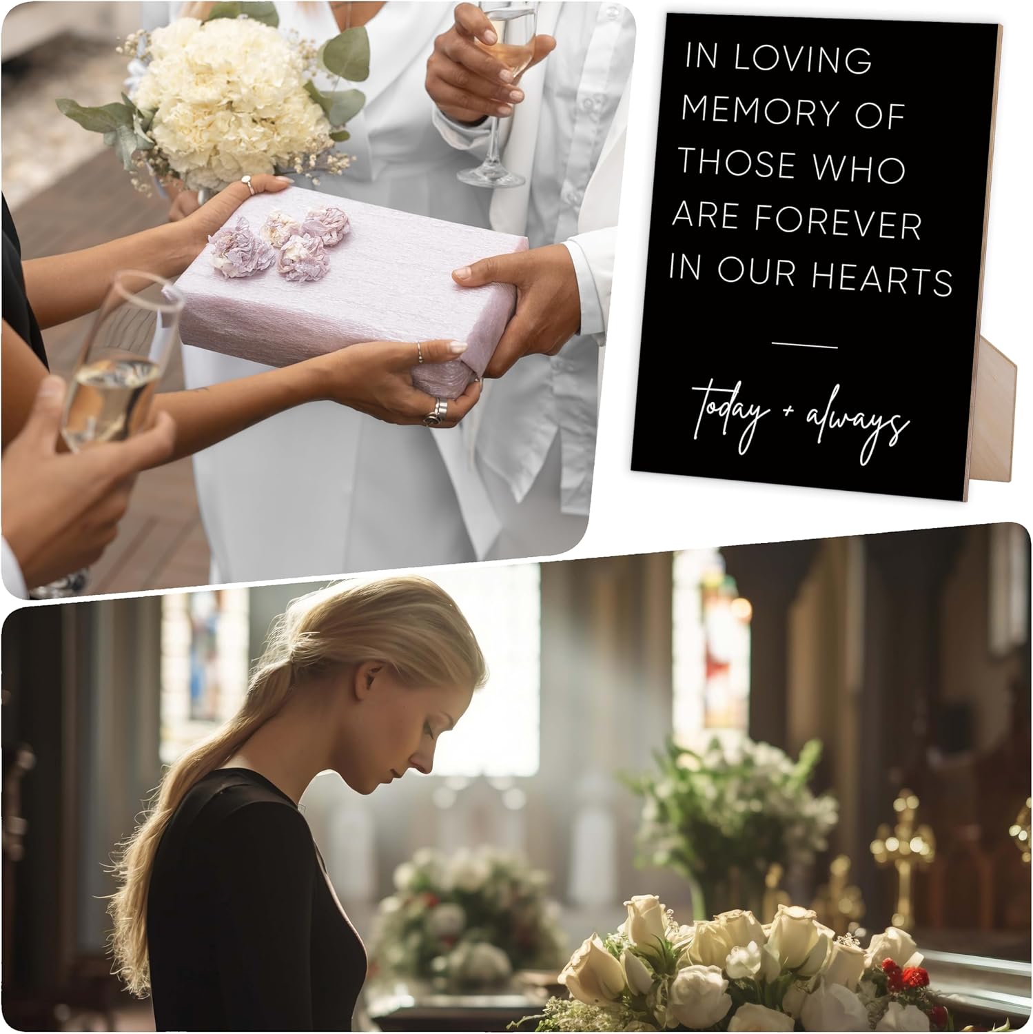 In Loving Memory Wedding Sign 8x11 Inch