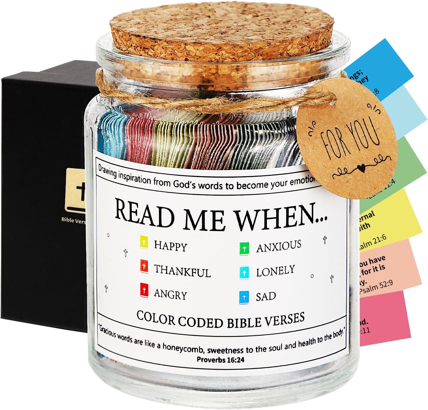 Bible Verse Jar - Reusable Prayer Cards