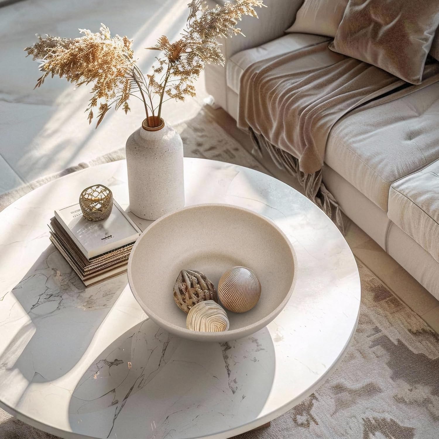 Modern Handmade Resin Decorative Bowl for Home Decor
