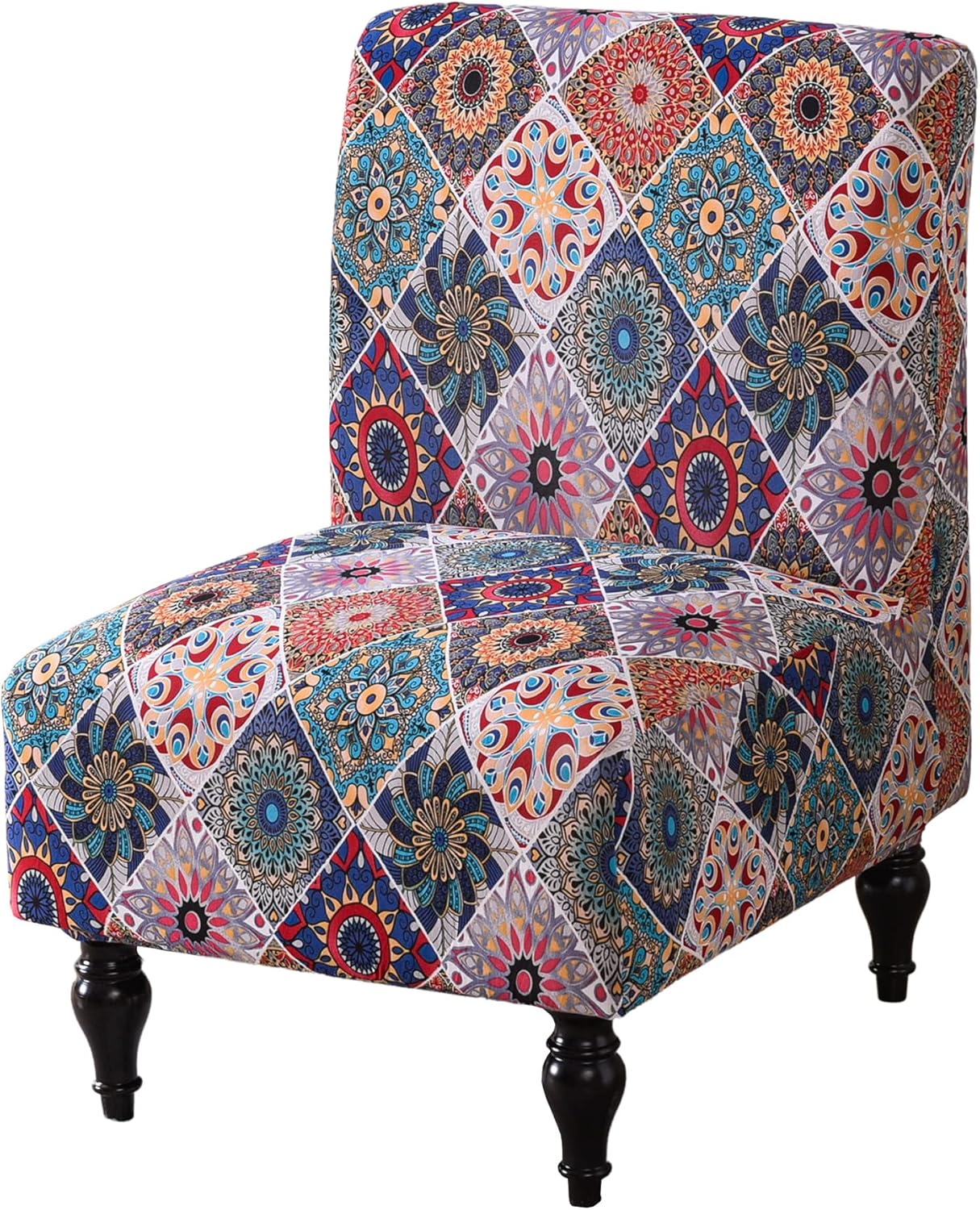 Armless Accent Chair Cover Slipcover for Living Room Hotel
