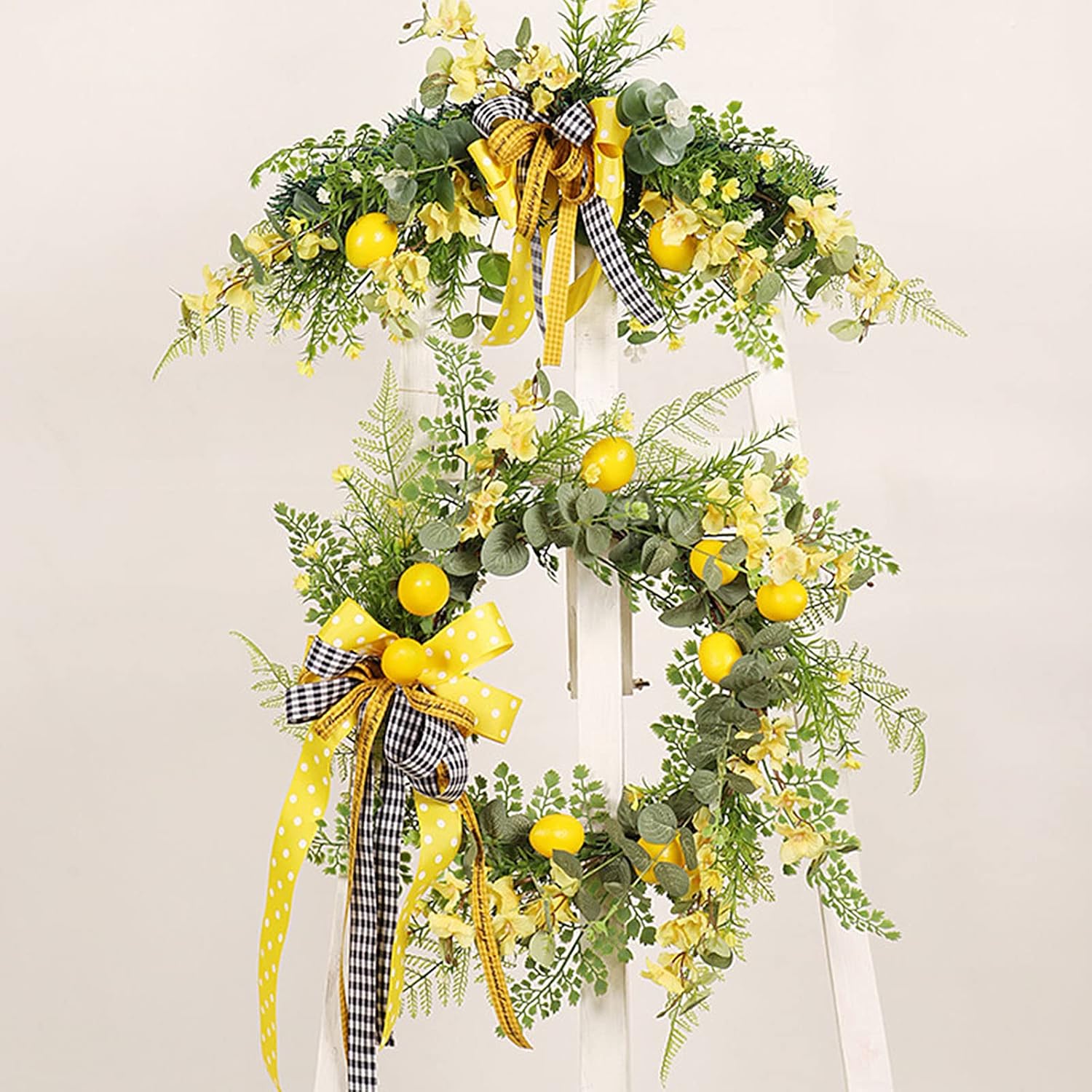 Artificial Lemon Swag for Front Door Wedding Decor