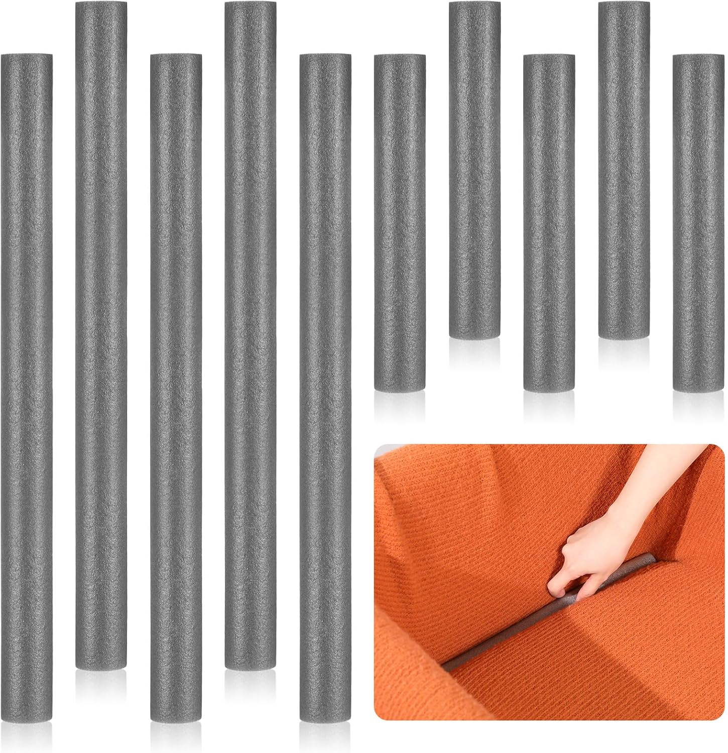 LEIFIDE 10Pcs Foam Tuck Grips for Sofa Slipcovers