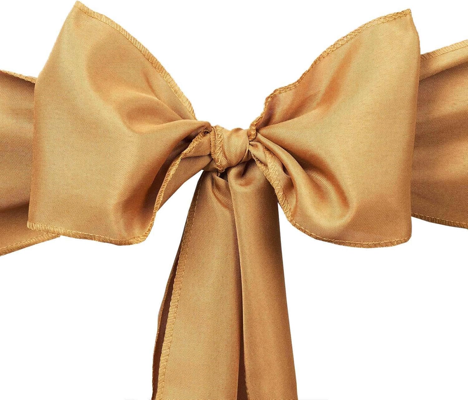 Balsa Circle 10 Gold Chair Sashes for Wedding Decor