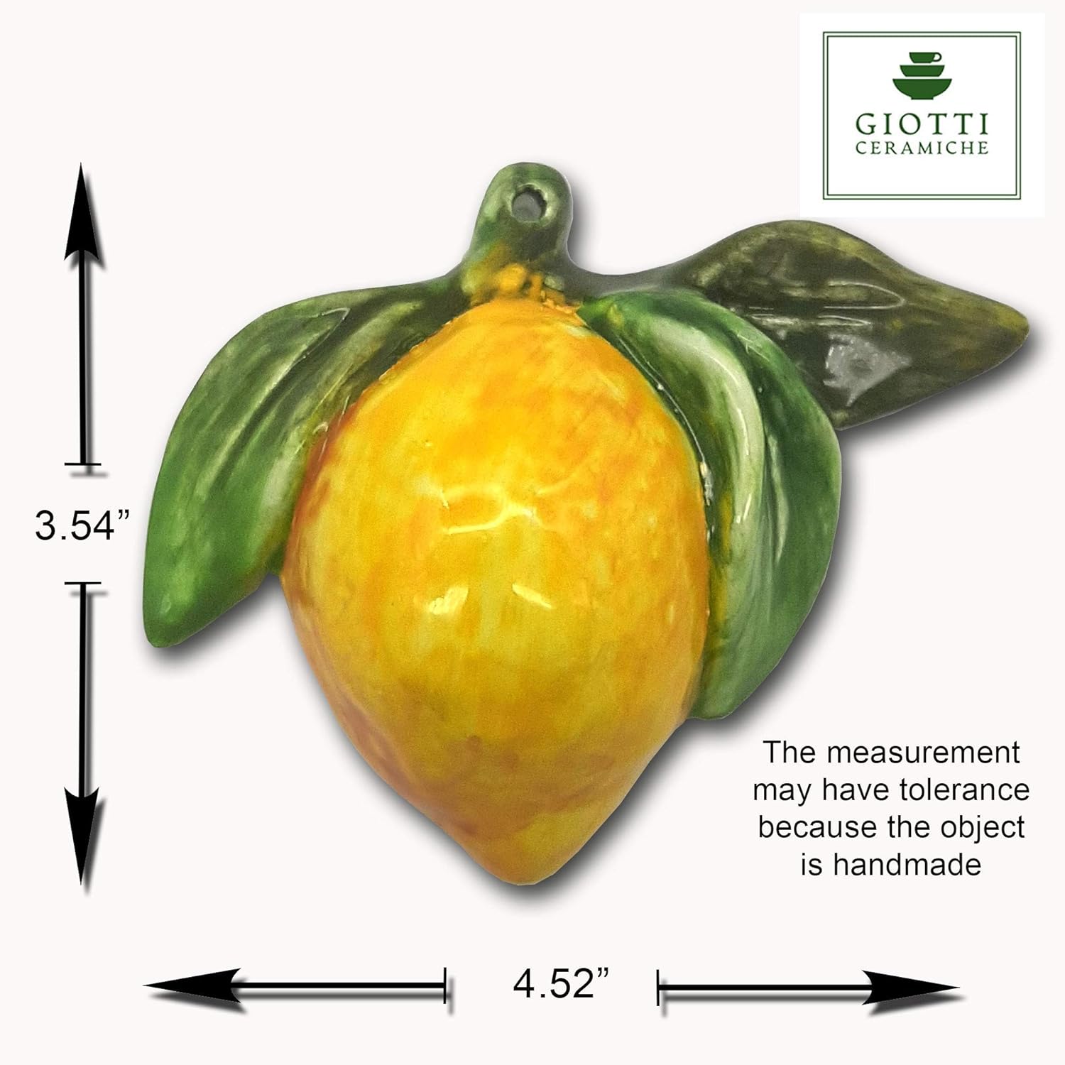 Handmade Italian Ceramic Fruits Wall Decor