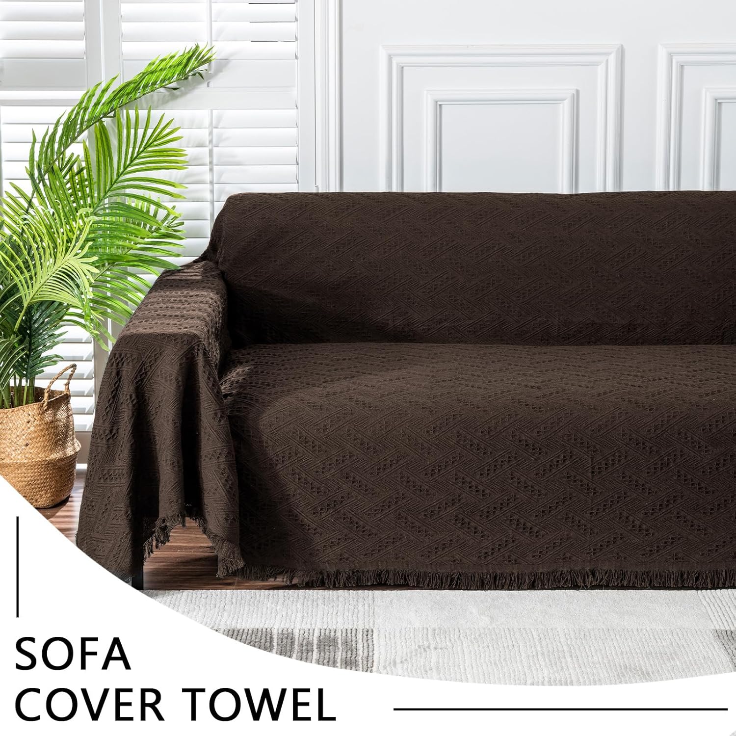 MEETSKY Sofa Covers for Small Couch and Loveseat