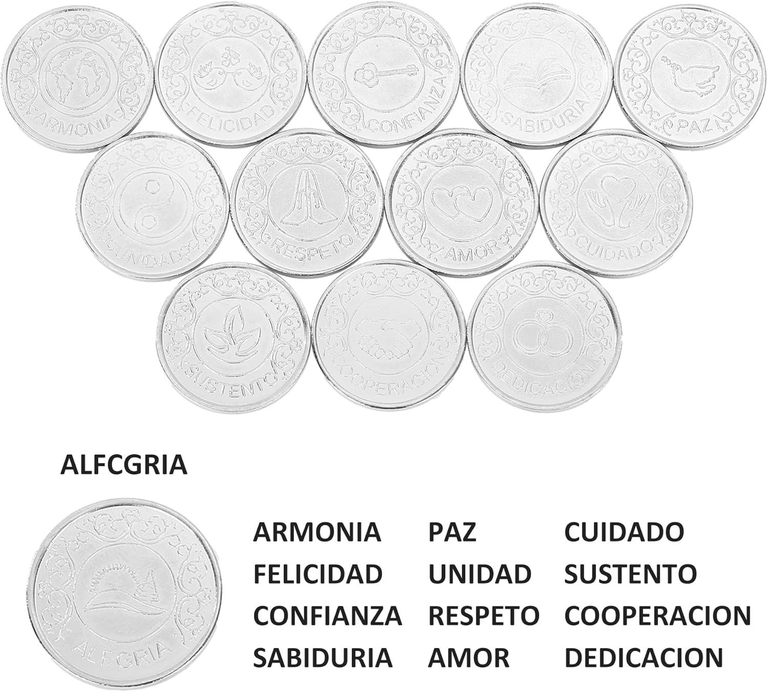 Wedding Unity Coin Set with 13 Coins and Box