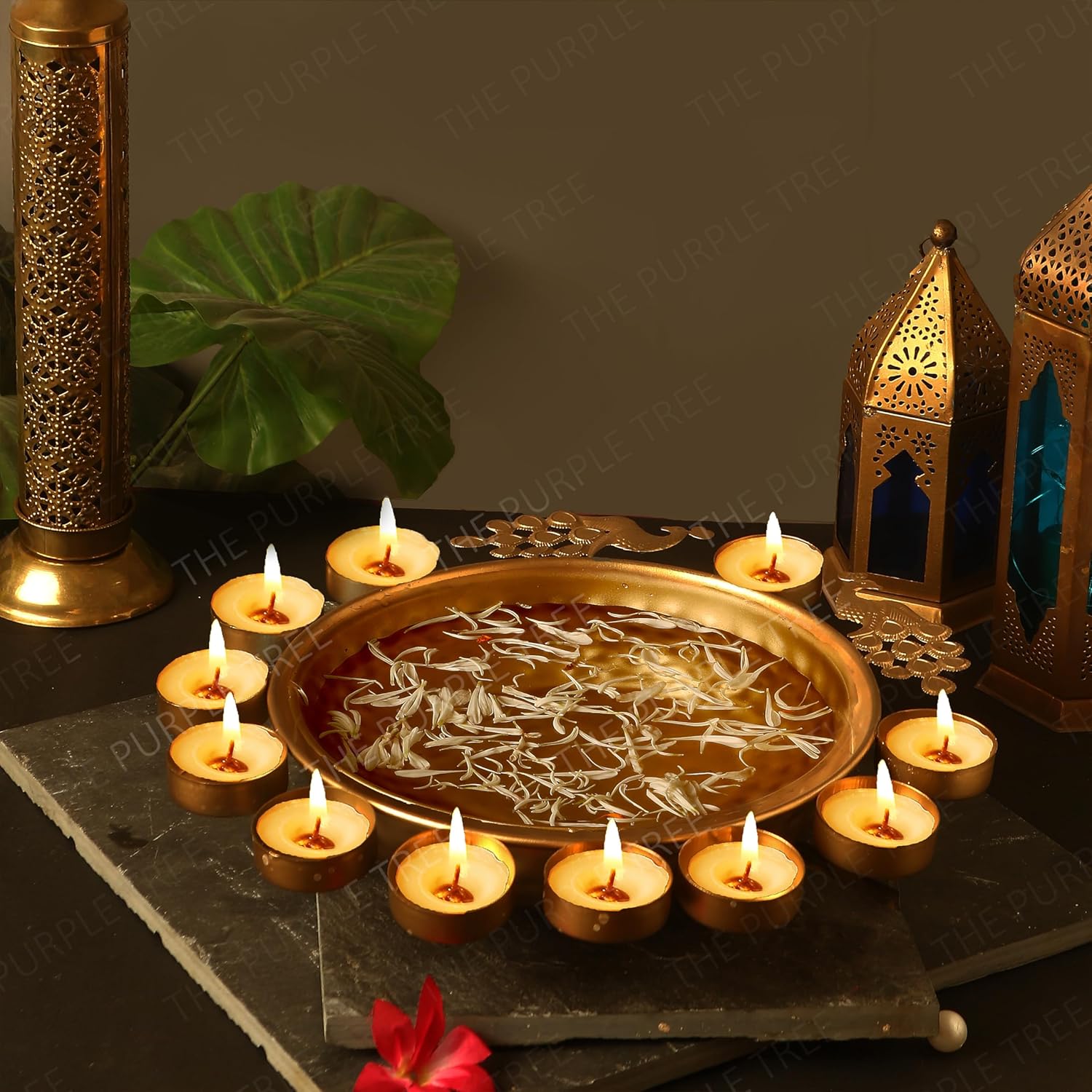 Beautiful Handcrafted Peacock Urli Bowl For Diwali