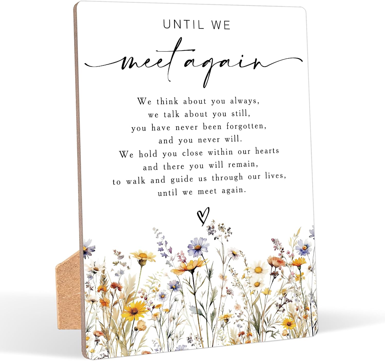 Until We Meet Again Sign Wooden Wedding Decor