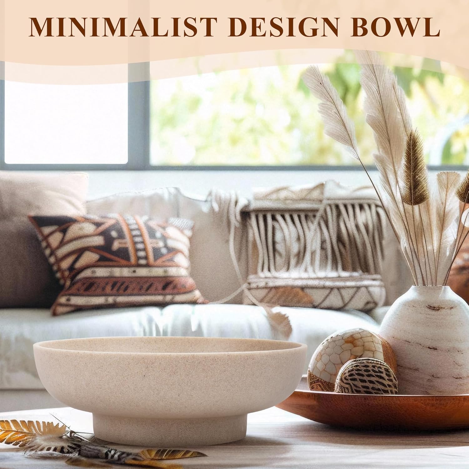 Modern Handmade Resin Decorative Bowl for Home Decor