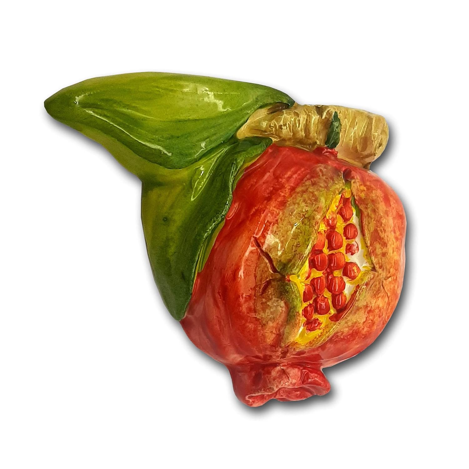 Italian Ceramic Pomegranate Wall Decorations