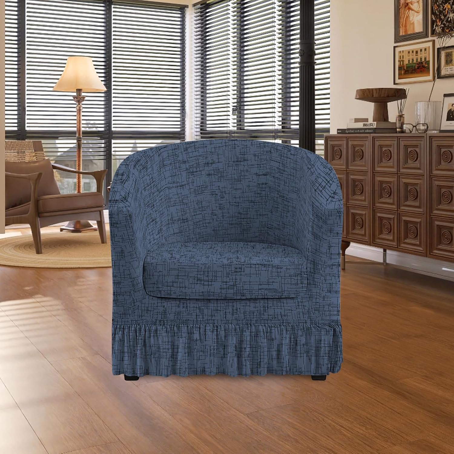 FUANGUI 2 Piece Club Chair Slipcover Set