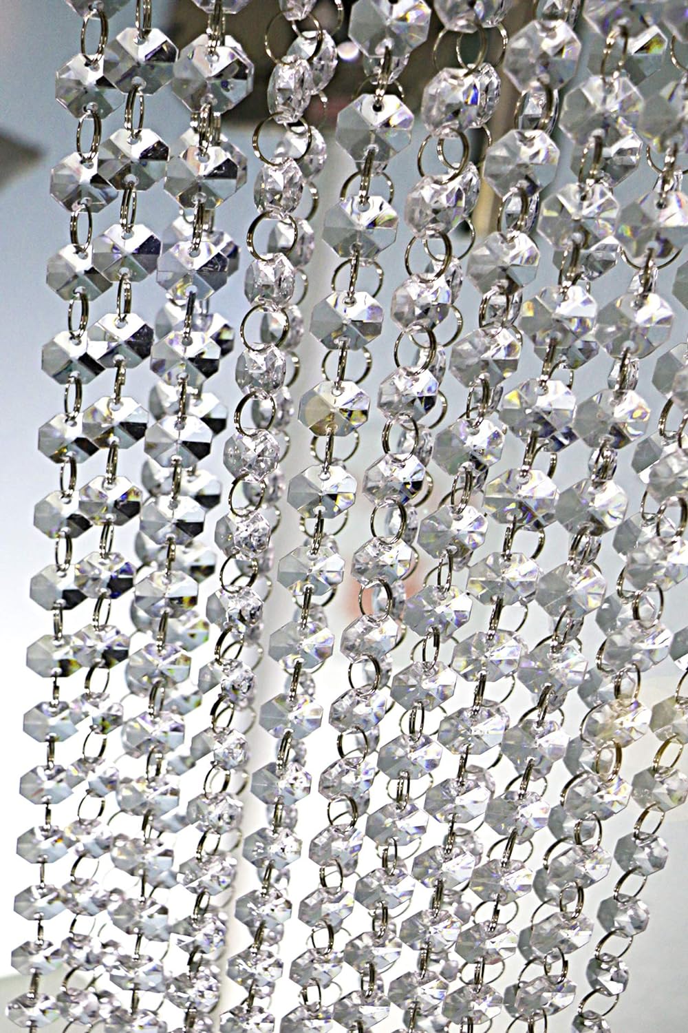 Crystal Acrylic Diamond Bead Garland Strands 16 Feet KinHom