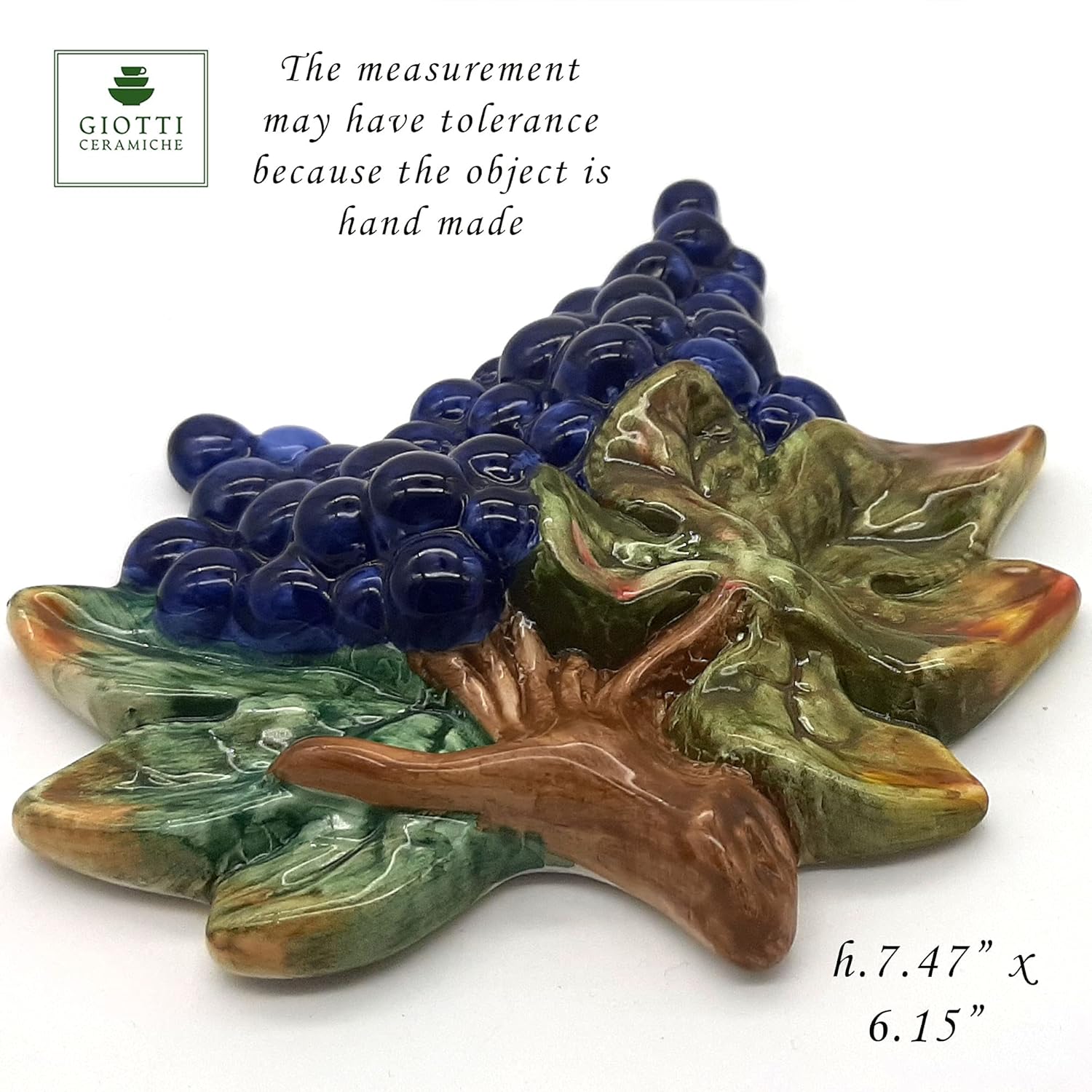 Handmade Italian Ceramic Fruits Wall Decor