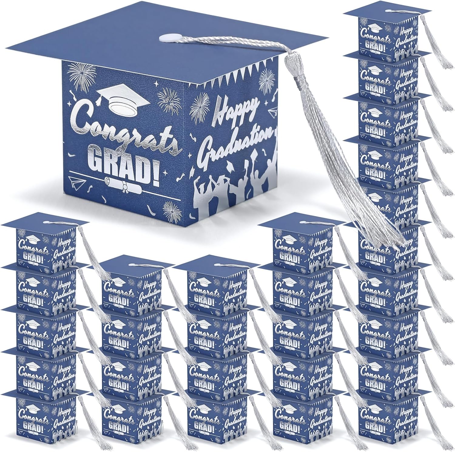 COTOPHER 36 Pack Mini Graduation Cap Gift Boxes