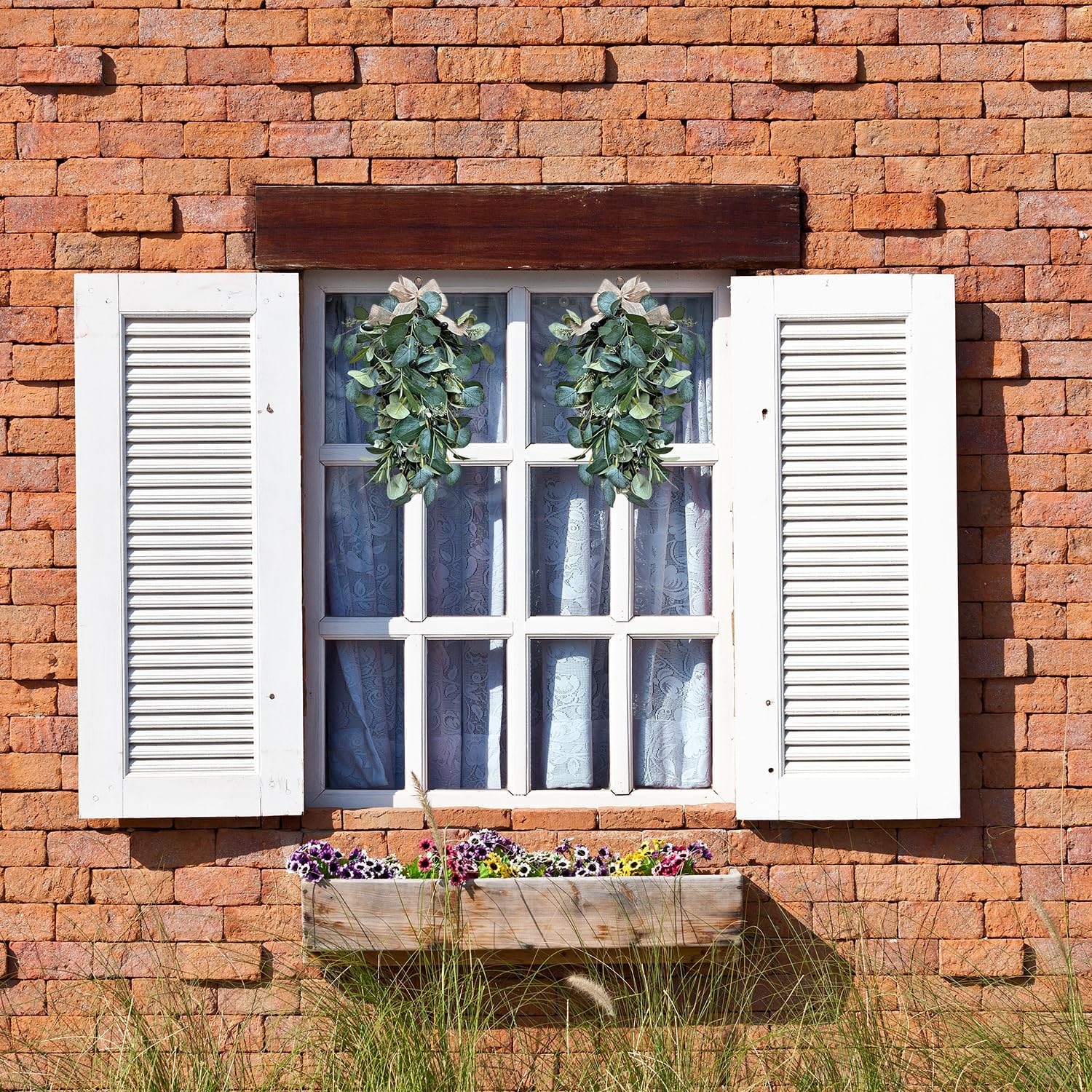 177 Inch Eucalyptus Leaf Wreath for Front Door