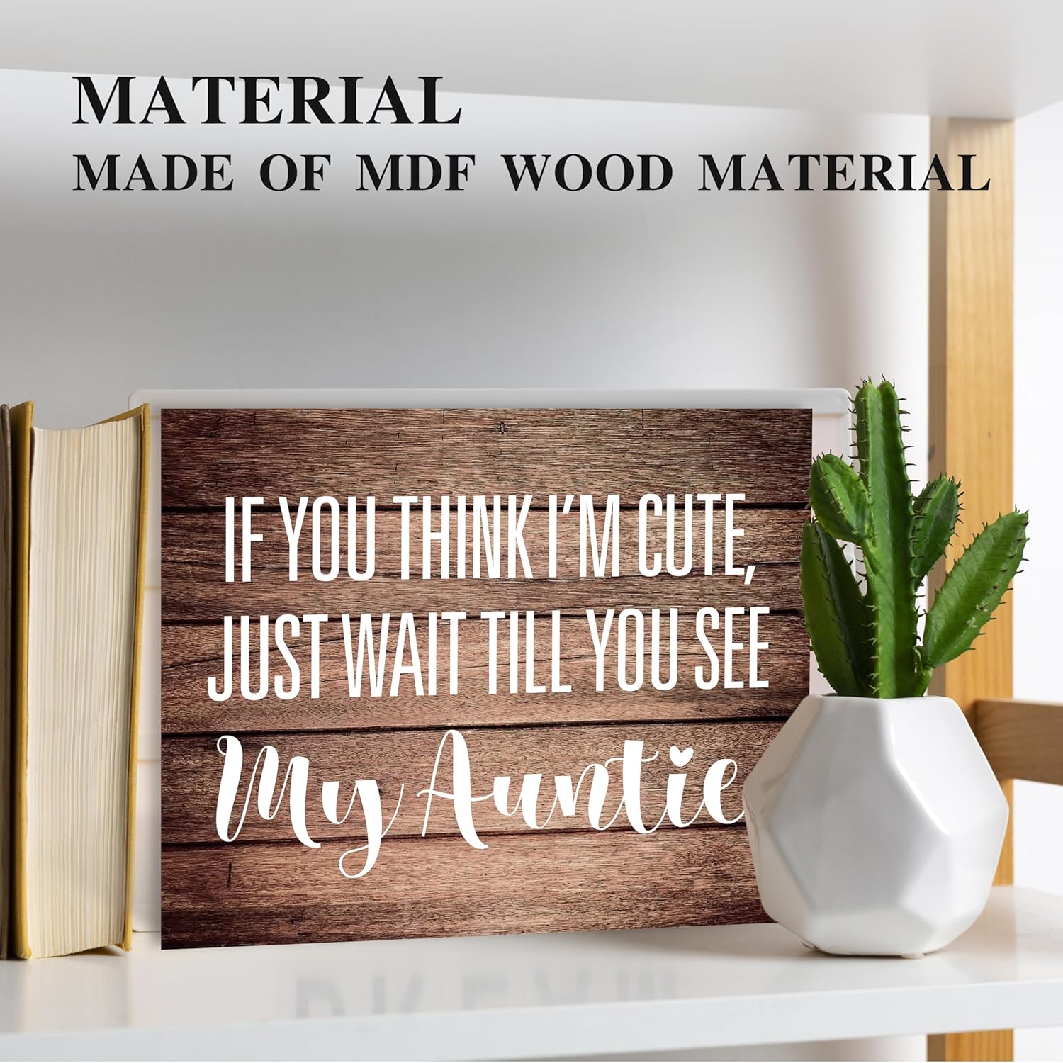 Wood Wedding Wall Sign with Jute Rope Hanging