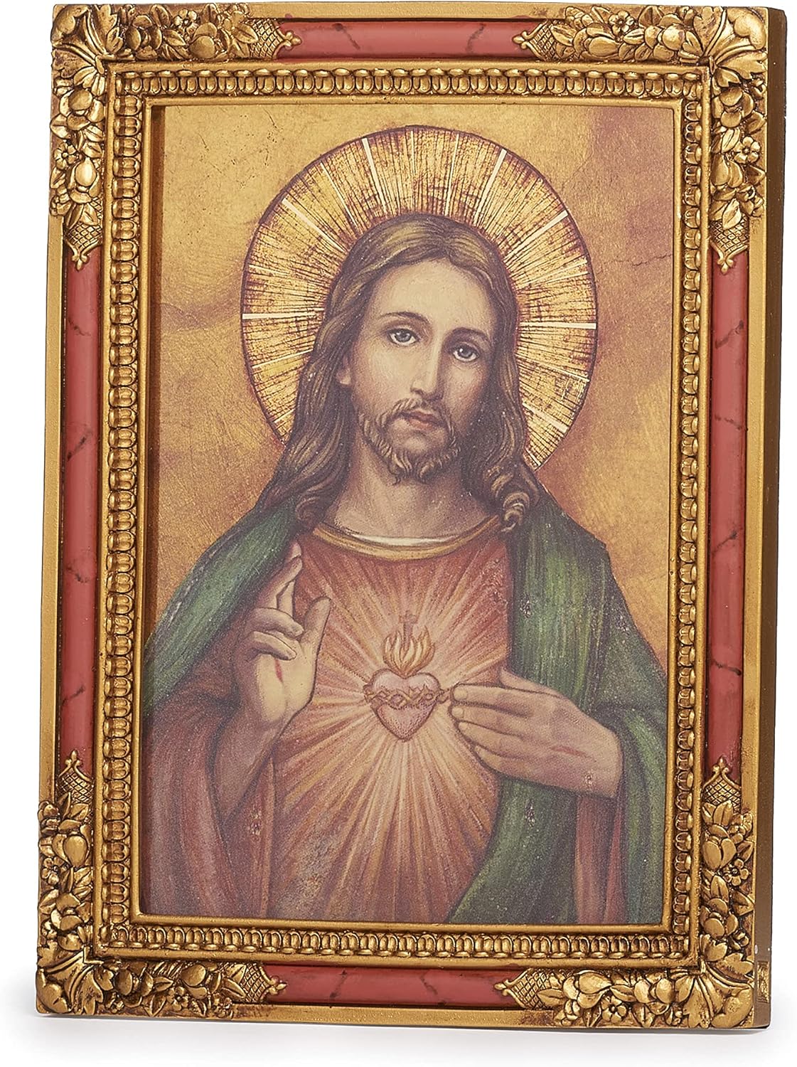 Josephs Studio Sacred Heart Icon Plaque