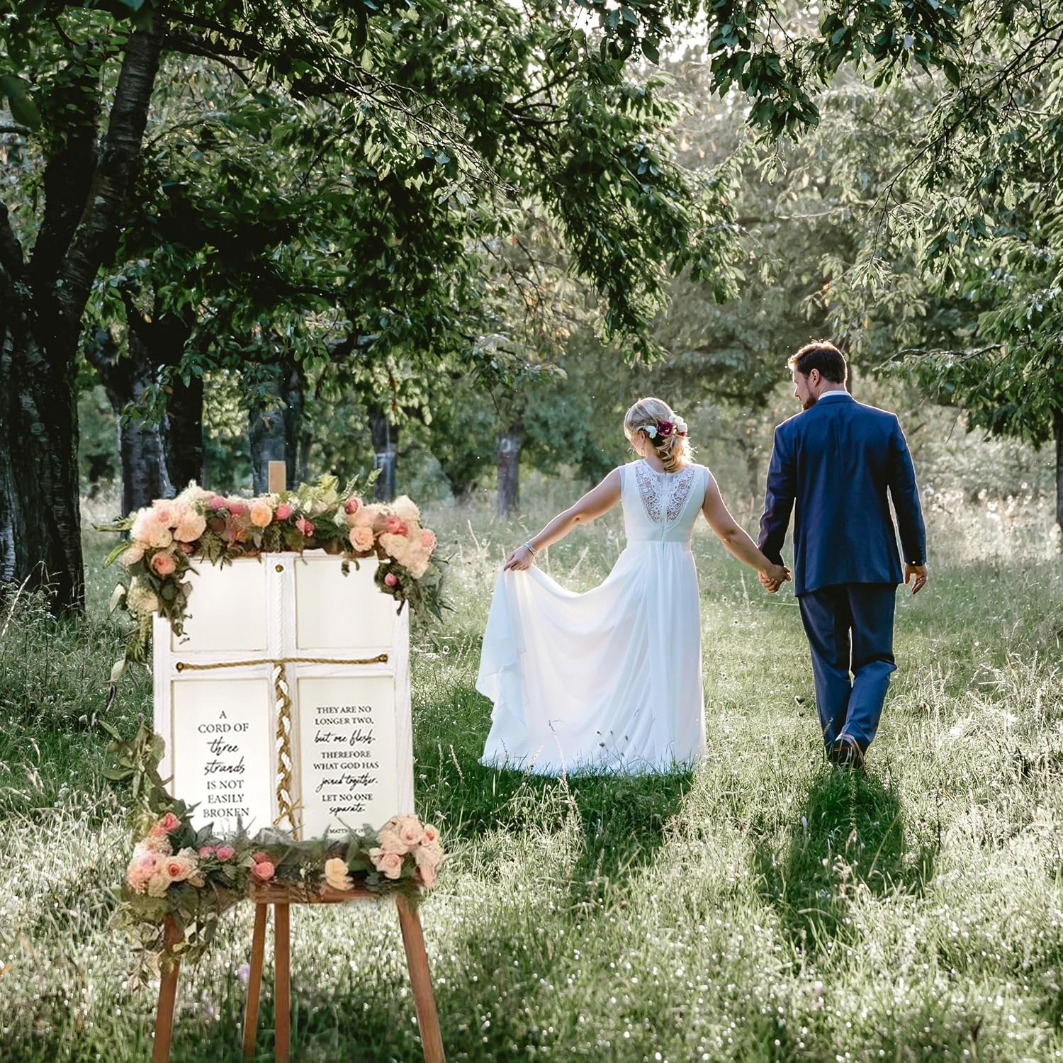 Three Strands Wedding Unity Sign 17x23in