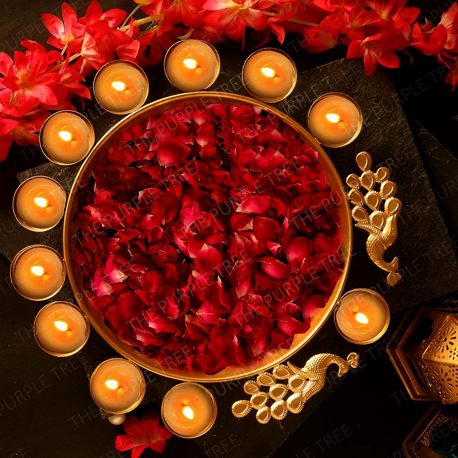 Beautiful Handcrafted Peacock Urli Bowl For Diwali